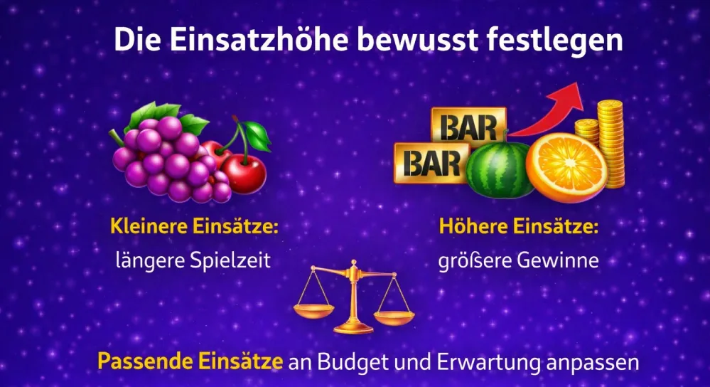 Die Einsatzhöhe bewusst festlegen